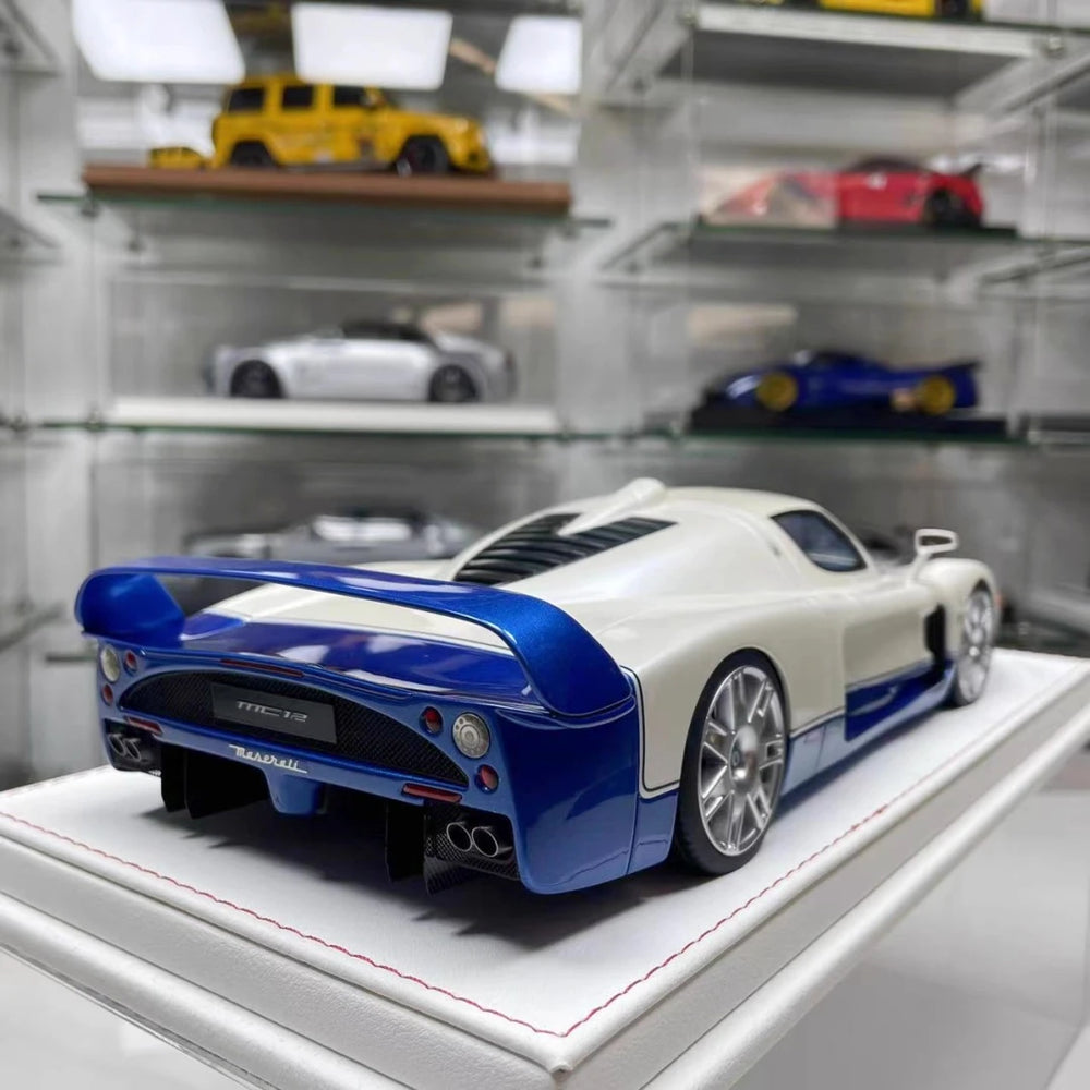 [GL Model] 1:18 Maserati 2006 MC12 GT1 White Model Car Resin
