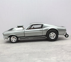[GMP] 1:18 Ford 1967 Malco Mustang Gasser Silver Model Car Die-Cast
