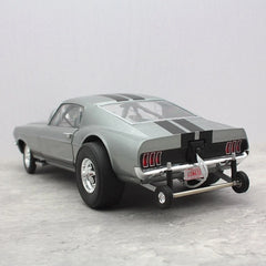 [GMP] 1:18 Ford 1967 Malco Mustang Gasser Silver Model Car Die-Cast