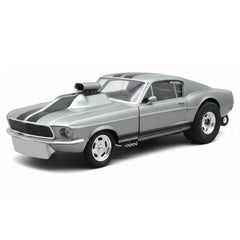 [GMP] 1:18 Ford 1967 Malco Mustang Gasser Silver Model Car Die-Cast