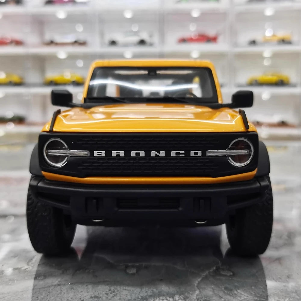 [GT Spirit] 1:18 Ford 2021 Bronco jaune voiture miniature Resin