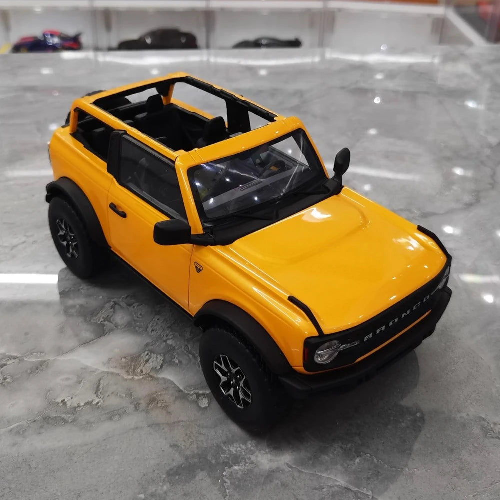 [GT Spirit] 1:18 Ford 2021 Bronco jaune voiture miniature Resin