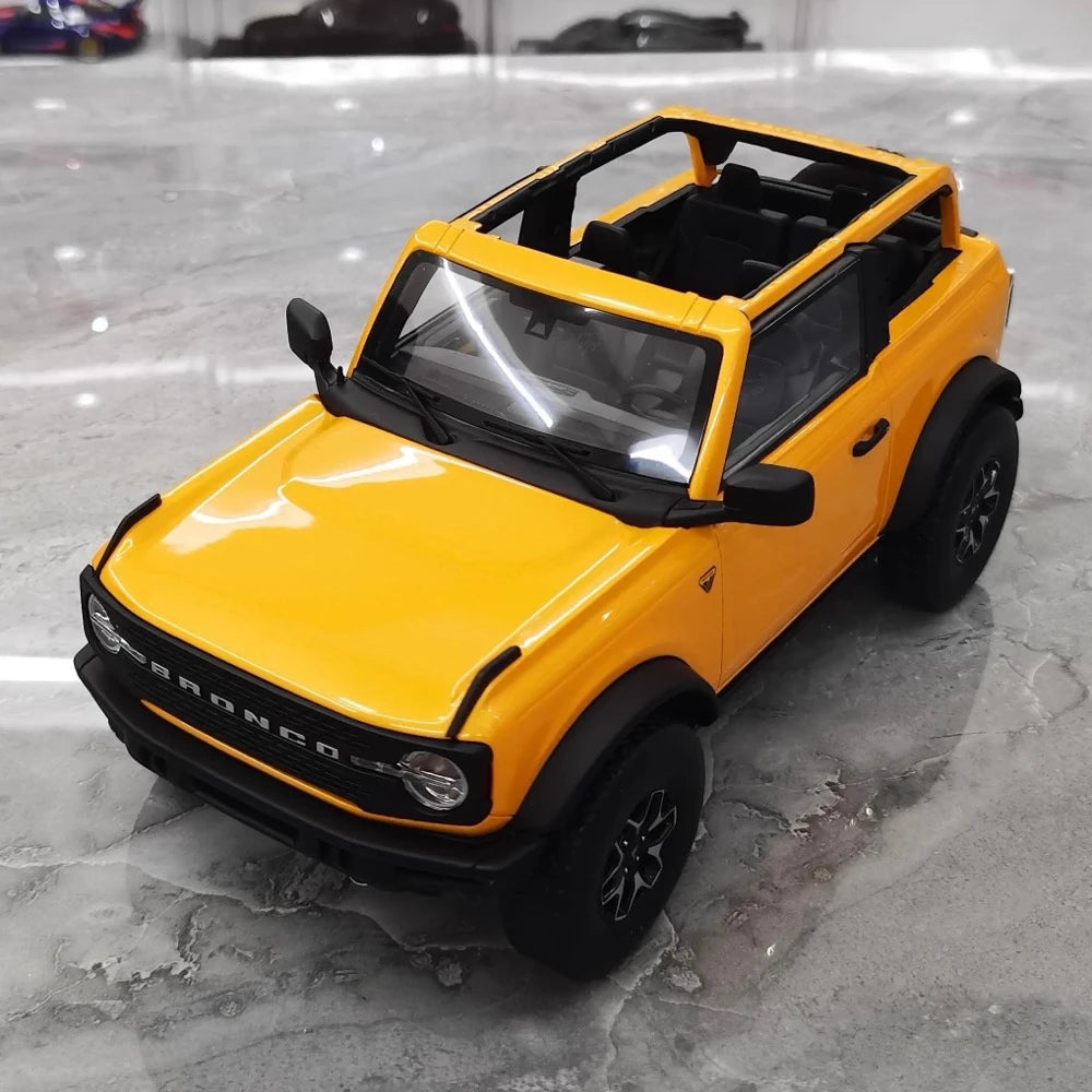 [GT Spirit] 1:18 Ford 2021 Bronco jaune voiture miniature Resin