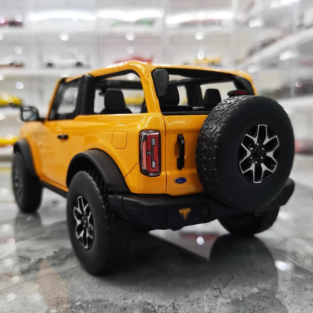 [GT Spirit] 1:18 Ford 2021 Bronco jaune voiture miniature Resin