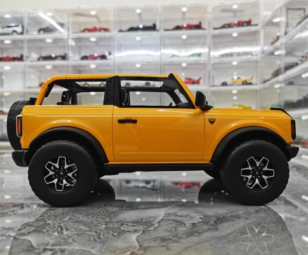 [GT Spirit] 1:18 Ford 2021 Bronco jaune voiture miniature Resin