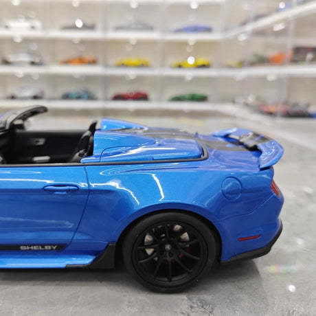 [GT Spirit] 1:18 Ford 2022 Mustang Shelby Super Snake Speedster Blue Model Car Resin
