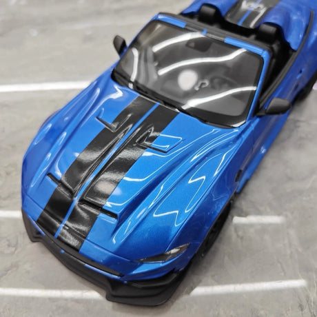 [GT Spirit] 1:18 Ford 2022 Mustang Shelby Super Snake Speedster Blue Model Car Resin