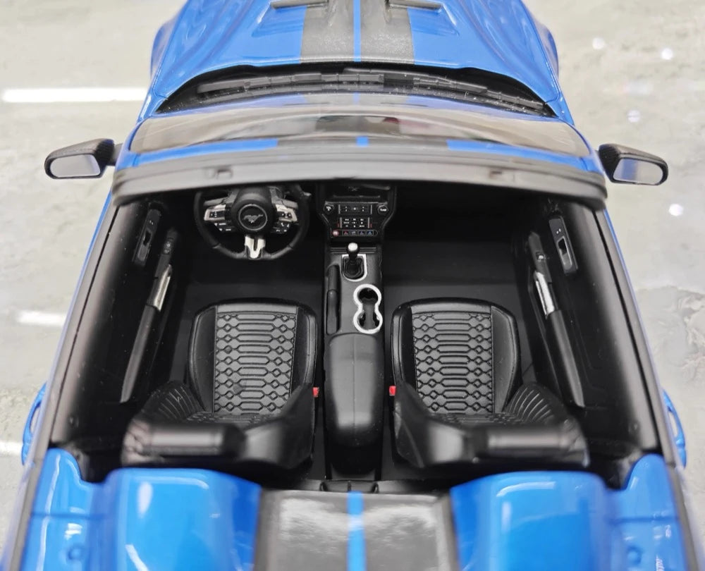 [GT Spirit] 1:18 Ford 2022 Mustang Shelby Super Snake Speedster Blue Model Car Resin