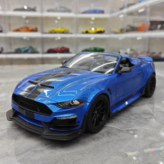[GT Spirit] 1:18 Ford 2022 Mustang Shelby Super Snake Speedster Blue Model Car Resin