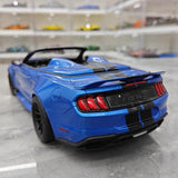 [GT Spirit] 1:18 Ford 2022 Mustang Shelby Super Snake Speedster Blue Model Car Resin