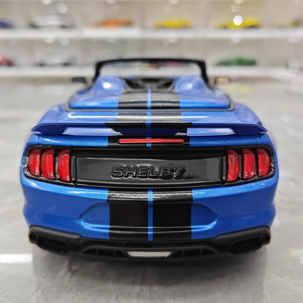[GT Spirit] 1:18 Ford 2022 Mustang Shelby Super Snake Speedster Blue Model Car Resin