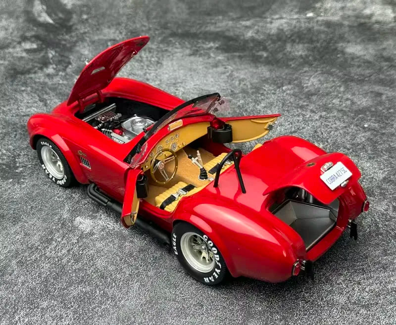 [Kyosho] 1:18 Ford Shelby 1965 Cobra 427 S/C punainen pienoismalli Die-Cast