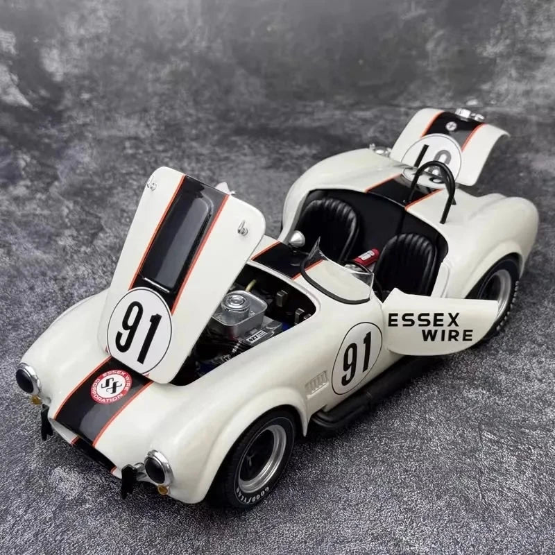 [Kyosho] 1:18 Ford Shelby 1965 Cobra 427 S/C White Model Car Die-Cast