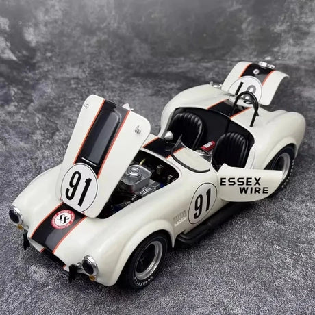 [Kyosho] 1:18 Ford Shelby 1965 Cobra 427 S/C White Model Car Die-Cast