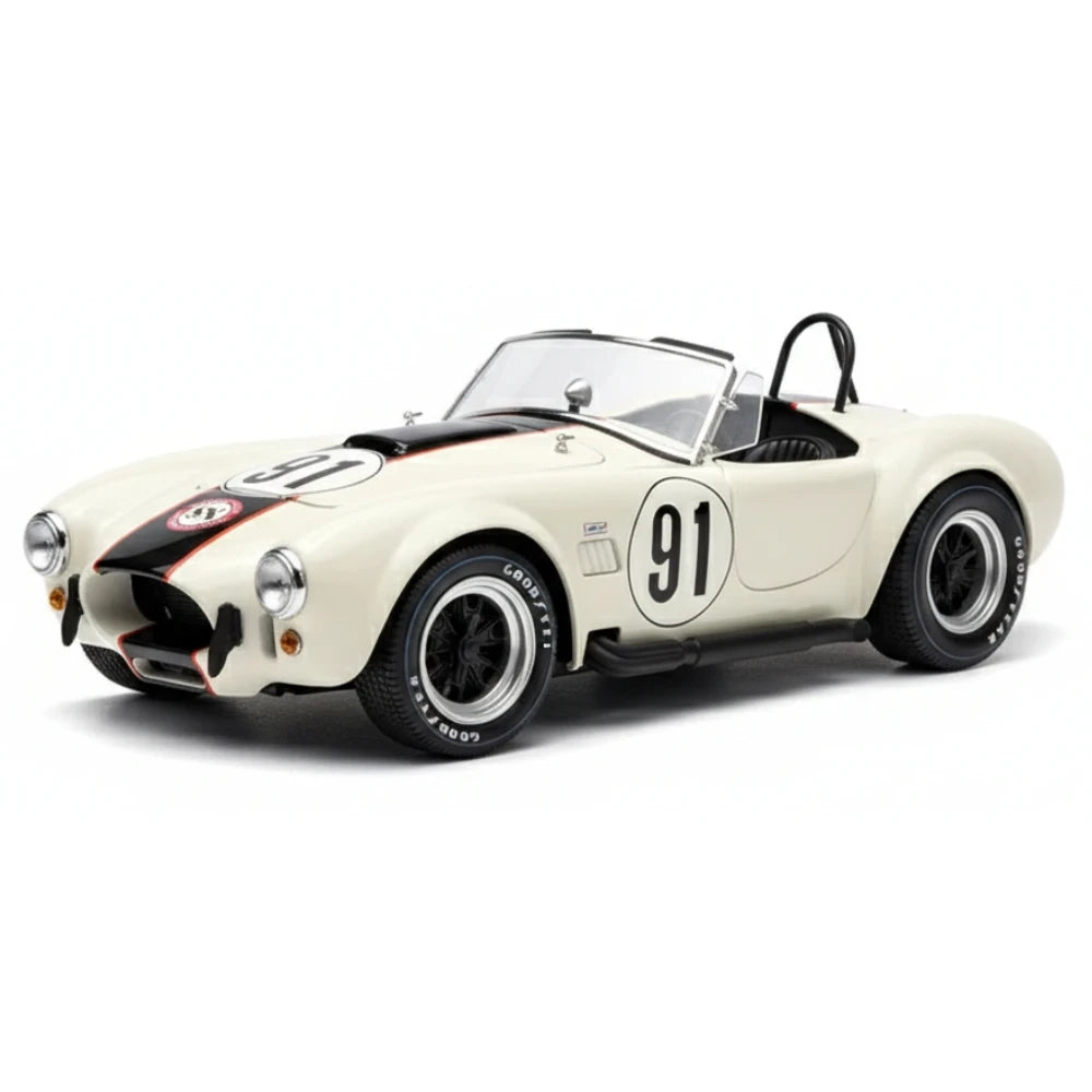 [Kyosho] 1:18 Ford Shelby 1965 Cobra 427 S/C White Model Car Die-Cast