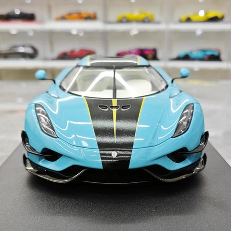 [GT Spirit] 1:18 Koenigsegg 2020 Regera Blue Model Car Resin