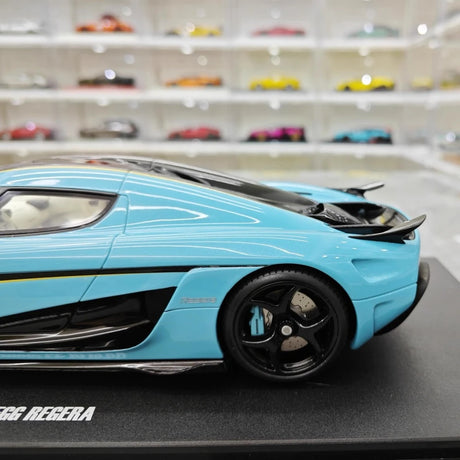 [GT Spirit] 1:18 Koenigsegg 2020 Regera Blue Model Car Resin