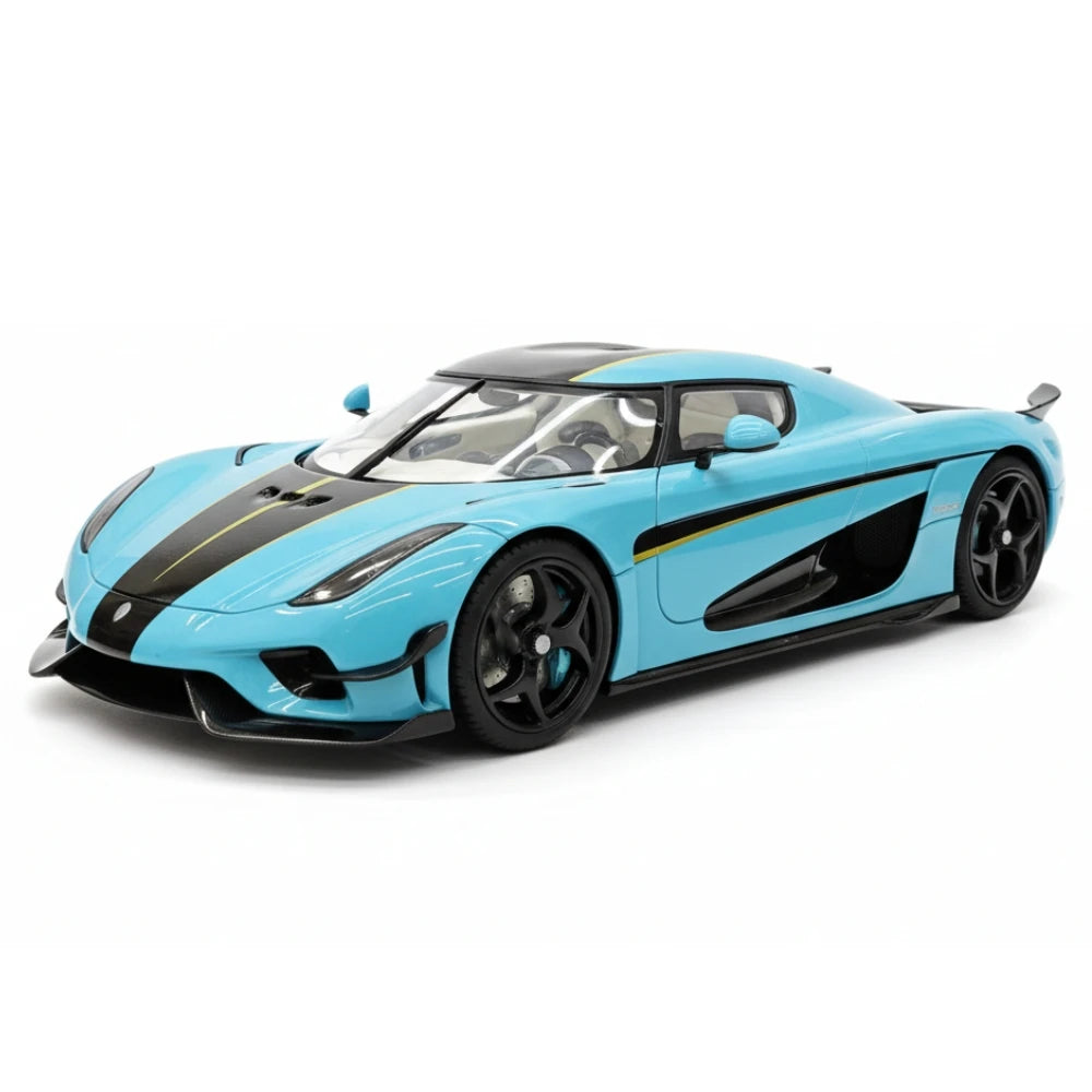 [GT Spirit] 1:18 Koenigsegg 2020 Regera Blue Model Car Resin