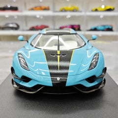 [GT Spirit] 1:18 Koenigsegg 2020 Regera Blue Model Car Resin