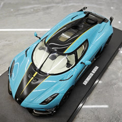 [GT Spirit] 1:18 Koenigsegg 2020 Regera Blue Model Car Resin