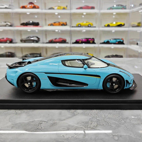 [GT Spirit] 1:18 Koenigsegg 2020 Regera Blue Model Car Resin