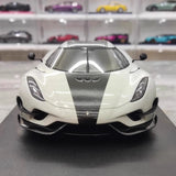 [GT Spirit] 1:18 Koenigsegg 2020 Regera White Model Car Resin