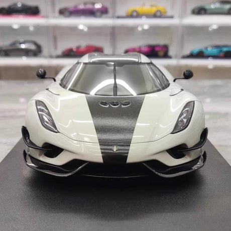 [GT Spirit] 1:18 Koenigsegg 2020 Regera White Model Car Resin
