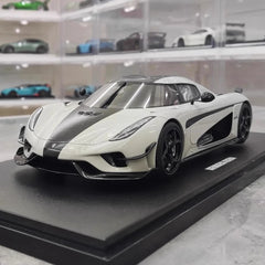 [GT Spirit] 1:18 Koenigsegg 2020 Regera White Model Car Resin