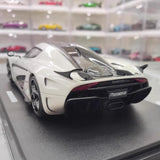 [GT Spirit] 1:18 Koenigsegg 2020 Regera White Model Car Resin