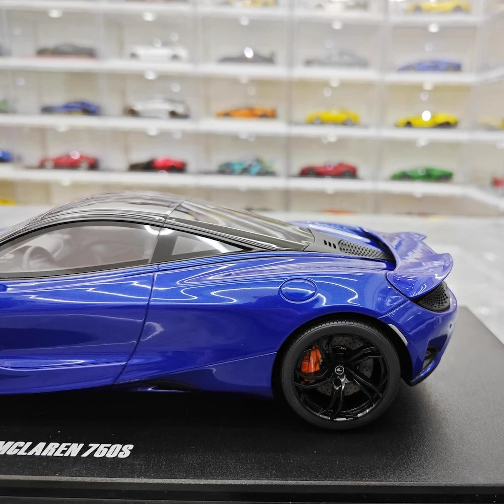 [GT Spirit] 1:18 McLaren 2023 750S Blue Model Car Resin