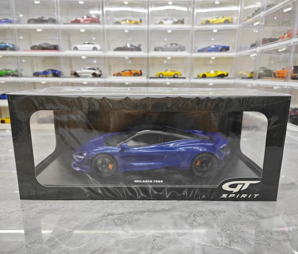 [GT Spirit] 1:18 McLaren 2023 750S ブルー モデルカー レジン