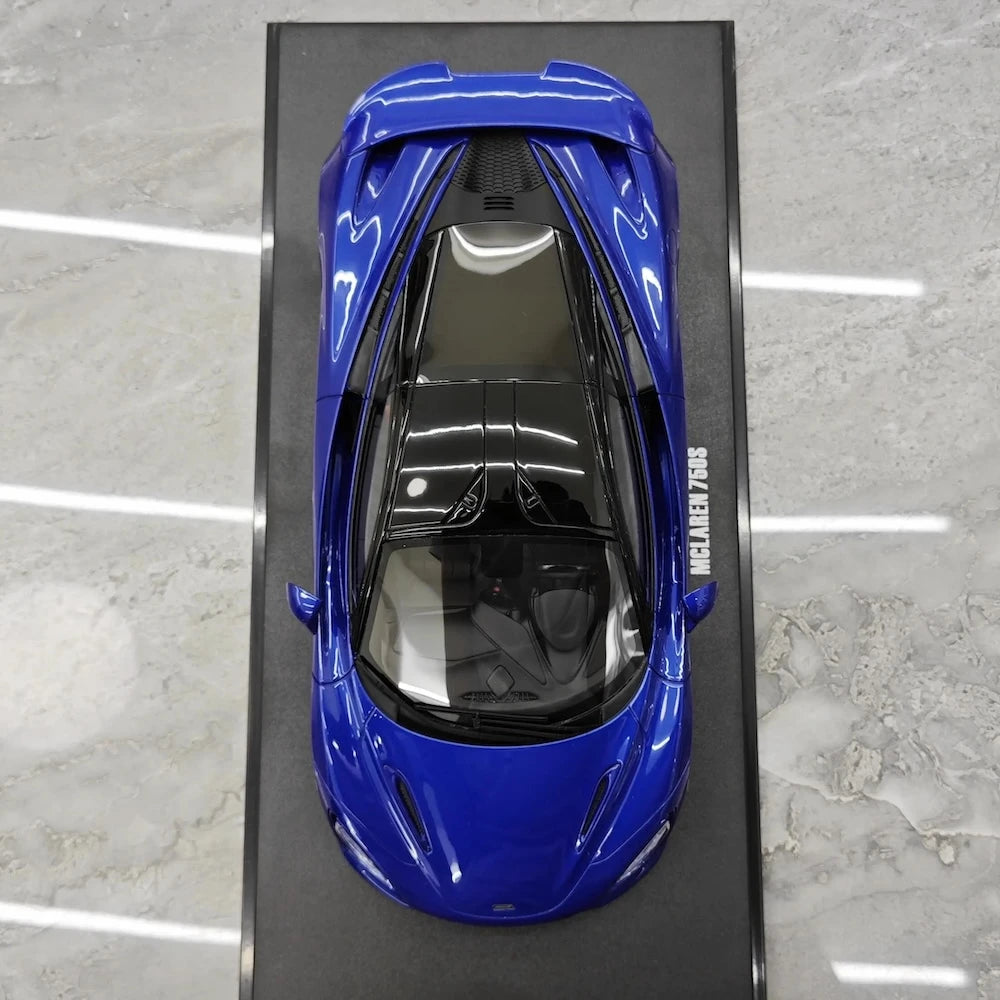 [GT Spirit] 1:18 McLaren 2023 750S Blue Model Car Resin