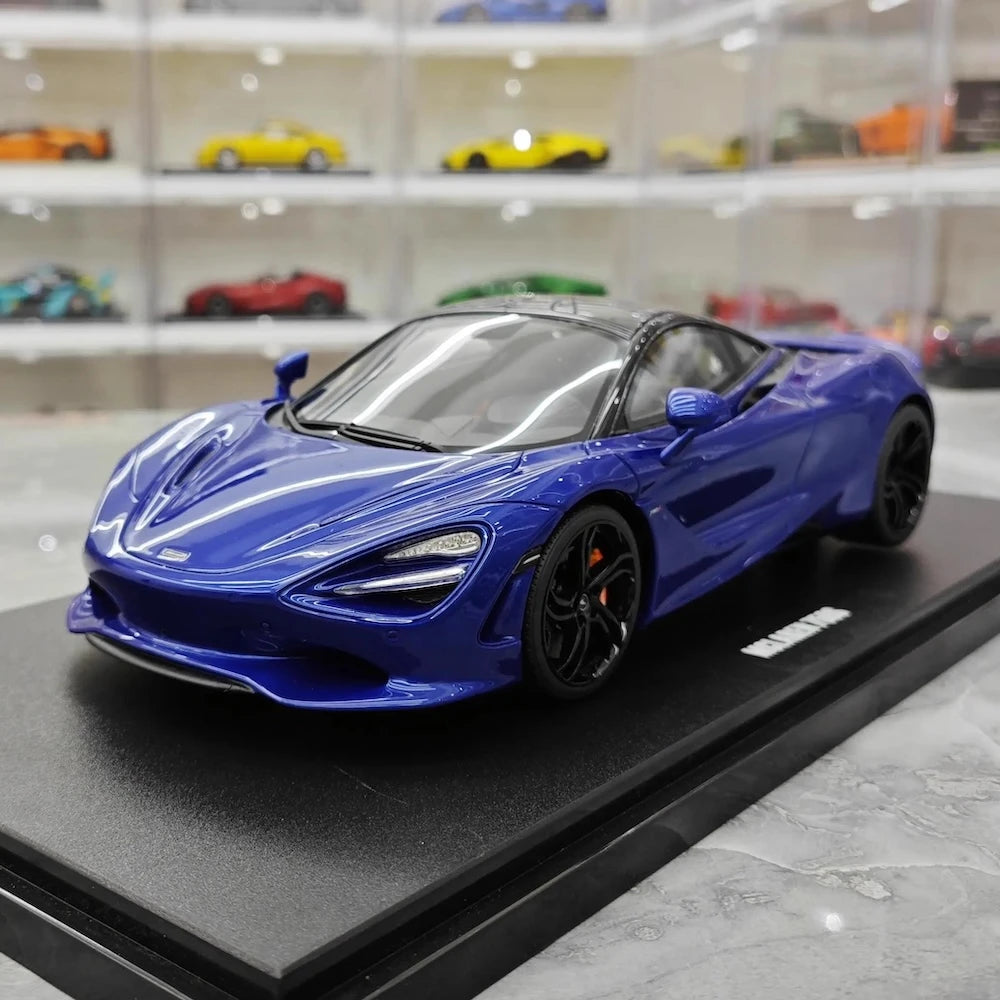 [GT Spirit] 1:18 McLaren 2023 750S Blue Model Car Resin