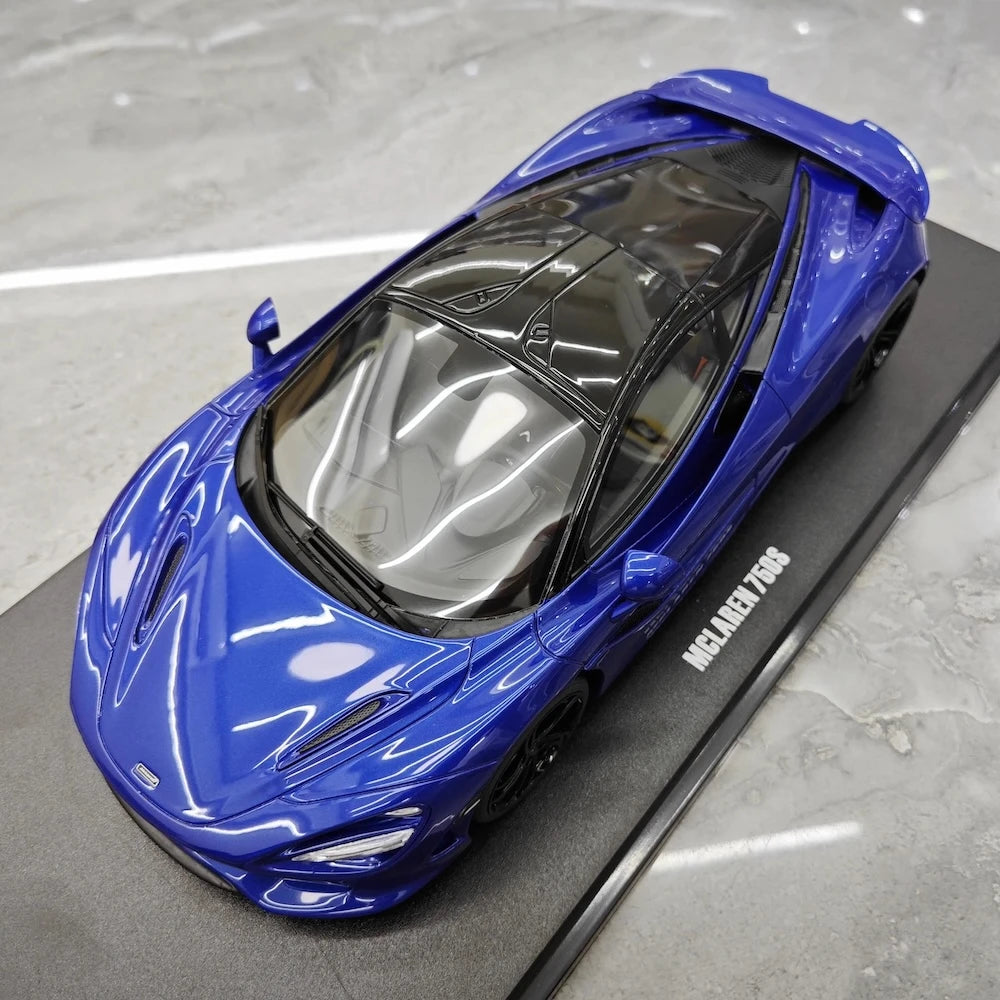 [GT Spirit] 1:18 McLaren 2023 750S Blue Model Car Resin