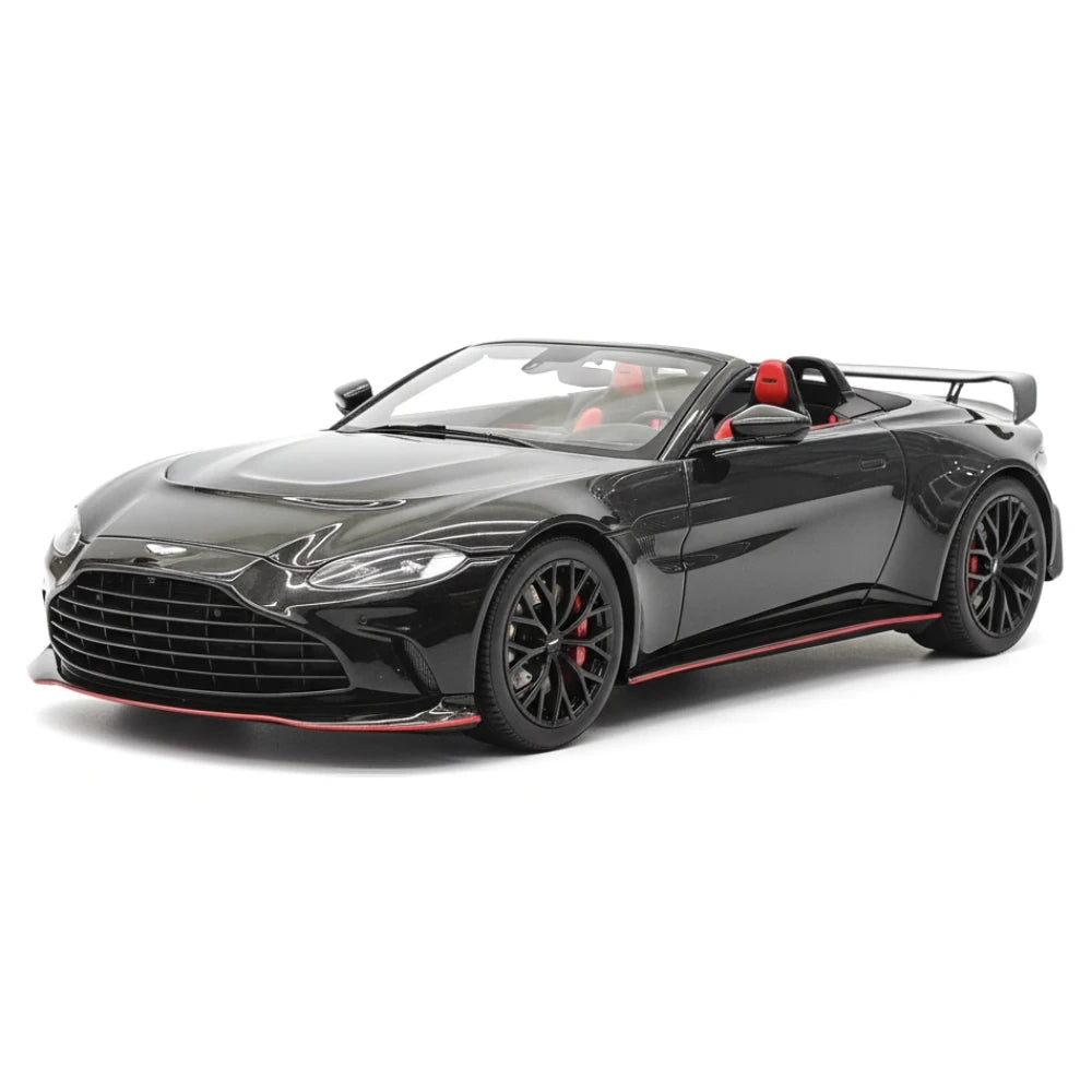 [GT Spirit] 1:18 Aston Martin 2021 V12 Vantage Roadster Black Model Car Resin