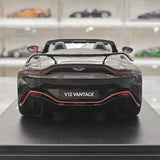 [GT Spirit] 1:18 Aston Martin 2021 V12 Vantage Roadster Black Model Car Resin