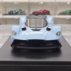 [GT Spirit] 1:18 Aston Martin 2021 Valkyrie Blue Model Car Resin