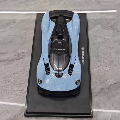 [GT Spirit] 1:18 Aston Martin 2021 Valkyrie Blue Model Car Resin