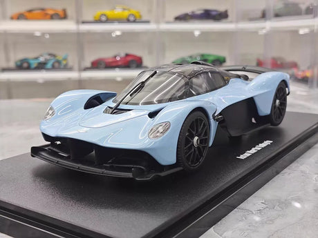 [GT Spirit] 1:18 Aston Martin 2021 Valkyrie Blue Model Car Resin