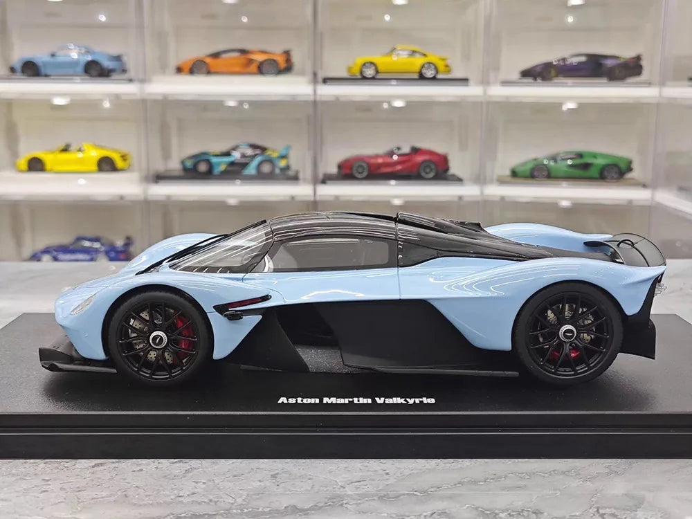 [GT Spirit] 1:18 Aston Martin 2021 Valkyrie Blue Model Car Resin