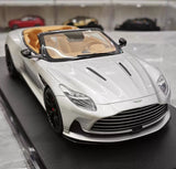 [GT Spirit] 1:18 Aston Martin 2023 DB12 Volante Silver Model Car Resin