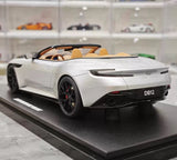 [GT Spirit] 1:18 Aston Martin 2023 DB12 Volante Silver Model Car Resin