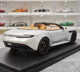 [GT Spirit] 1:18 Aston Martin 2023 DB12 Volante Silver Model Car Resin