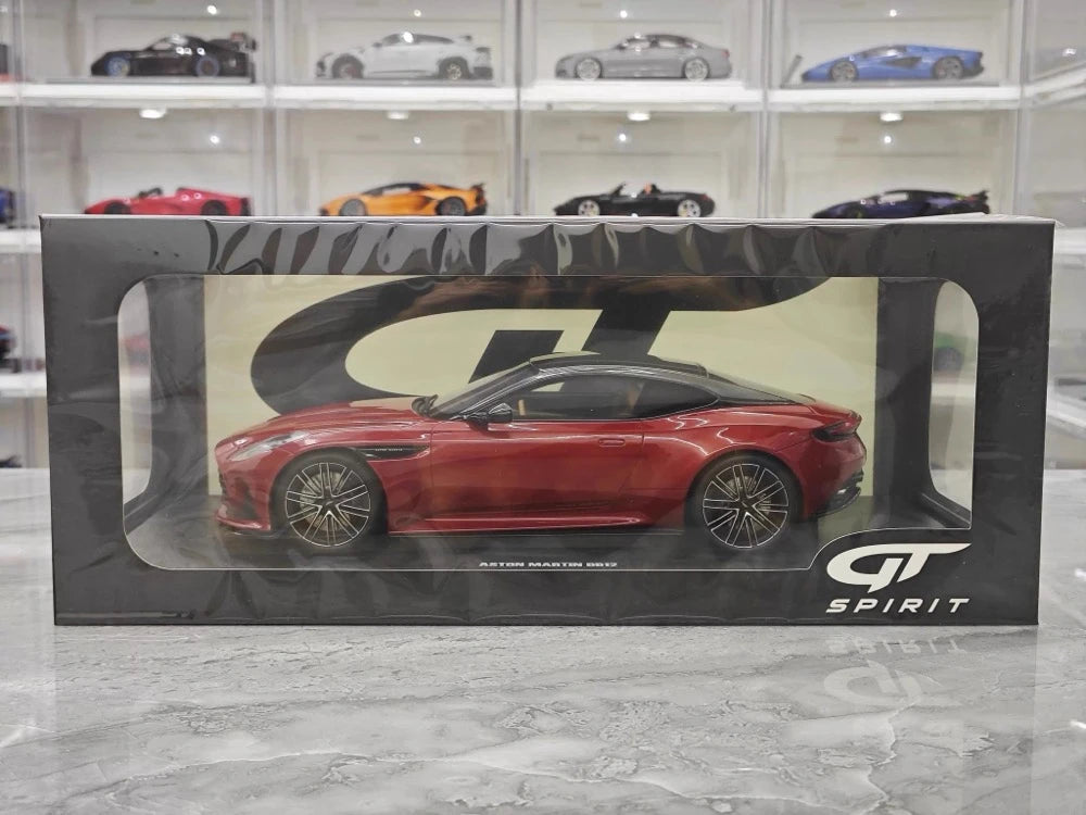 [GT Spirit] 1:18 Aston Martin 2024 DB12 Red Model Car Resin
