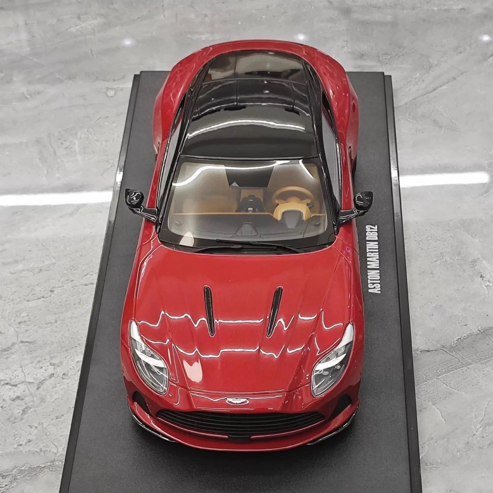 [GT Spirit] 1:18 Aston Martin 2024 DB12 Red Model Car Resin
