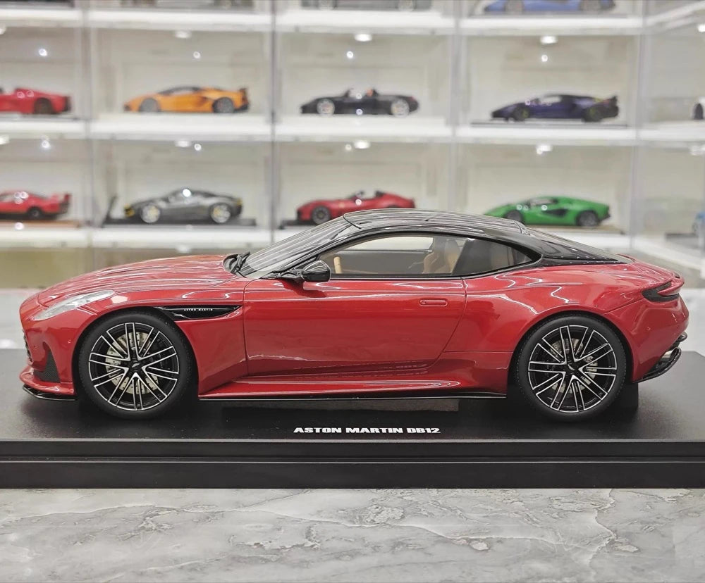 [GT Spirit] 1:18 Aston Martin 2024 DB12 Red Model Car Resin