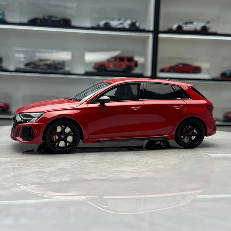 GT Spirit Audi 2021 RS3 Sportback 8Y Tango Red 1:18 – Collectible Resin Model Resin