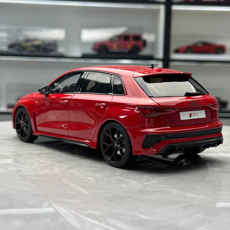 GT Spirit Audi 2021 RS3 Sportback 8Y Tango Red 1:18 – Collectible Resin Model Resin