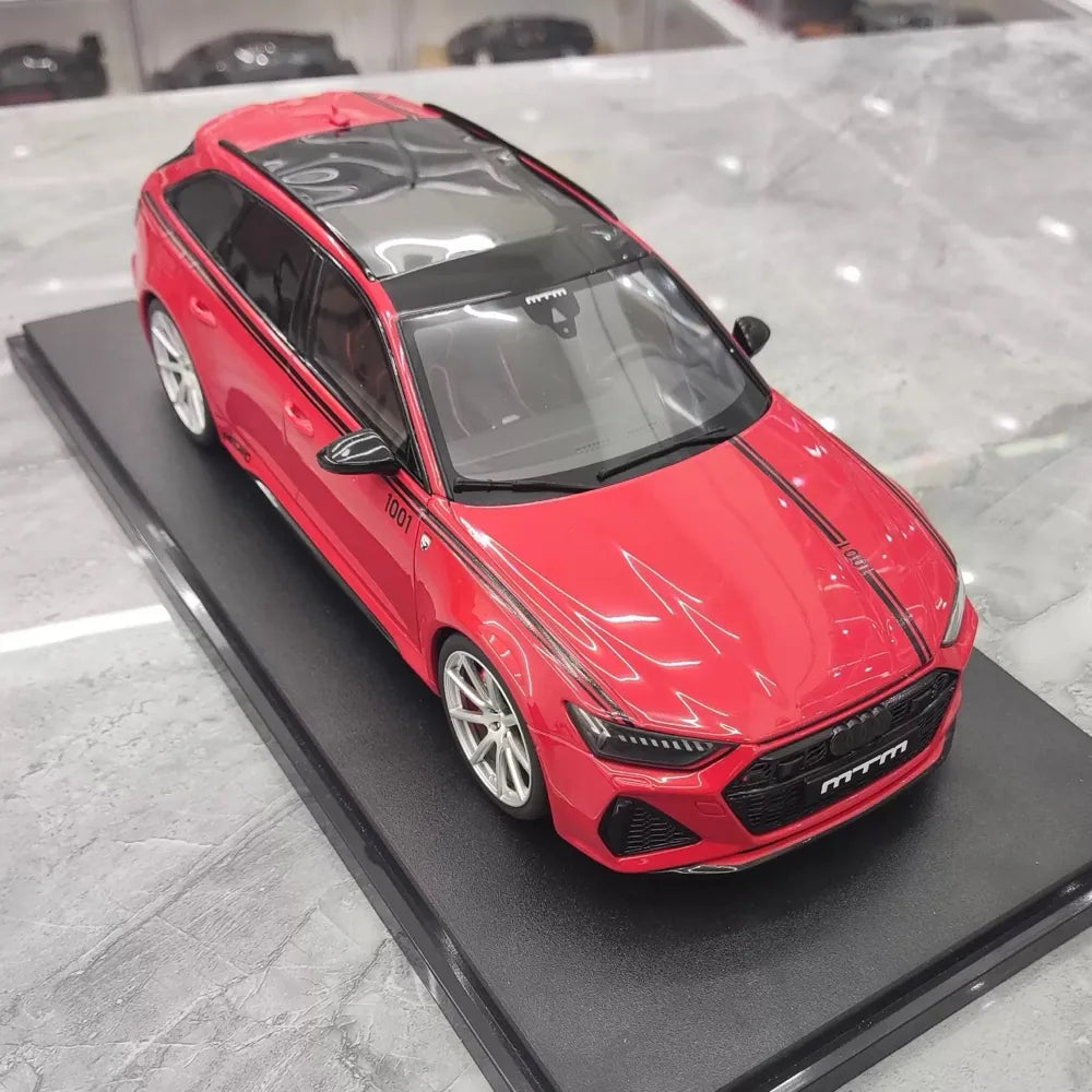 [GT Spirit] 1:18 Audi 2021 RS6 C8 MTM Red Model Car Resin