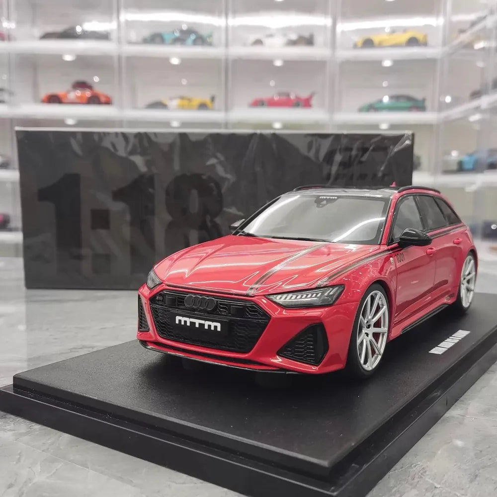 [GT Spirit] 1:18 Audi 2021 RS6 C8 MTM Red Model Car Resin